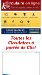 Mobile Screenshot of circulaire-en-ligne.ca